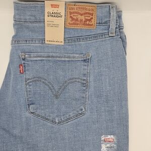 Levi's Classic Straight Medium Wash Jeans 16 Regular (W 33/L 30)
